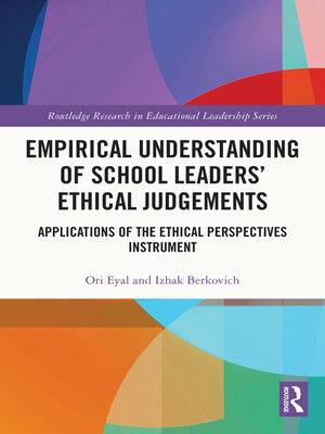 cover image of Empirical Understanding of School Leaders' Ethical Judgements